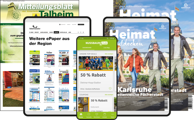 NUSSBAUM+ Premium - Mitteilungsblatt der Gemeinde Talheim (Heilbronn)