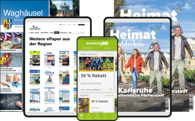 NUSSBAUM+ Premium - Mitteilungsblatt der Stadt Waghäusel